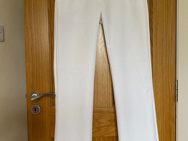 White Cotton Trousers by Savida