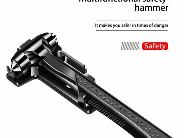 Car Window Breaker Emergency Carbon Steel Safety Hammer Safety First Aid Self-Rescue Tool