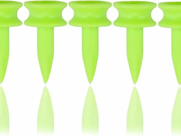Golf Tees Plastic 25MM 100 Count Small Green Golf Tees 1 inch