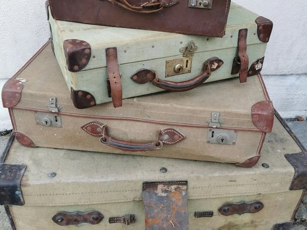 4 Vintage Suitcases