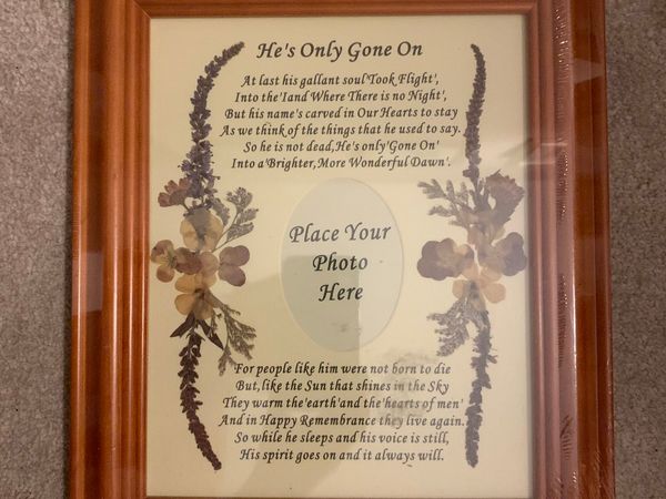 NEW Frame for a loved one who has died/memory of