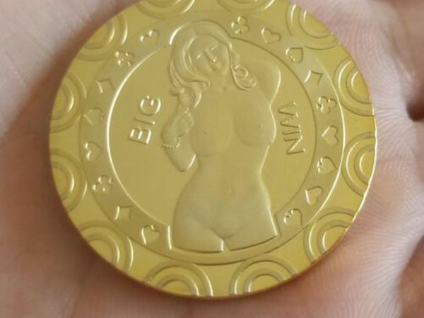 Sexy Beauty Cowgirl BIG WIN Coin Collection Souvenir Coins Man gift