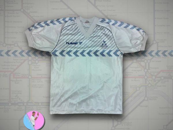Vintage Tottenham Hotspur Jersey 1985 Hummel Shirt Football Holsten Spurs White