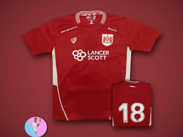 Bristol City Football Shirt 2016 Jersey Robins Red