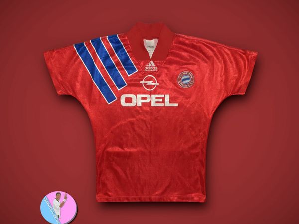 Vintage Kids Bayern Munich 1991 Jersey umbro Football Shir Retro  Germany Bundesliga   Adidas Opel