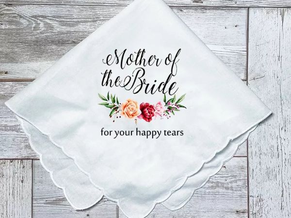 Mother of the bride and mother of the groom hanky