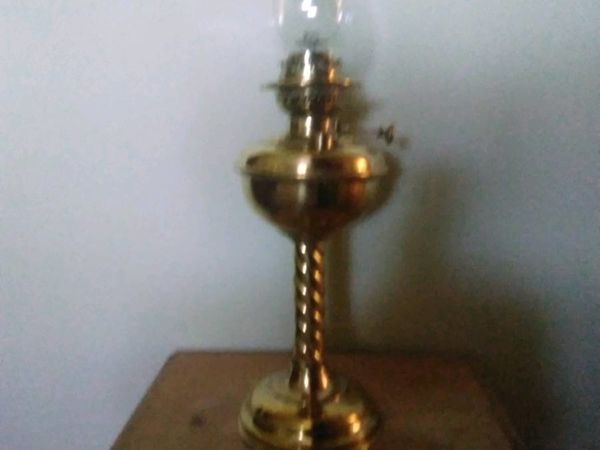 Brass Table Oil Lamp