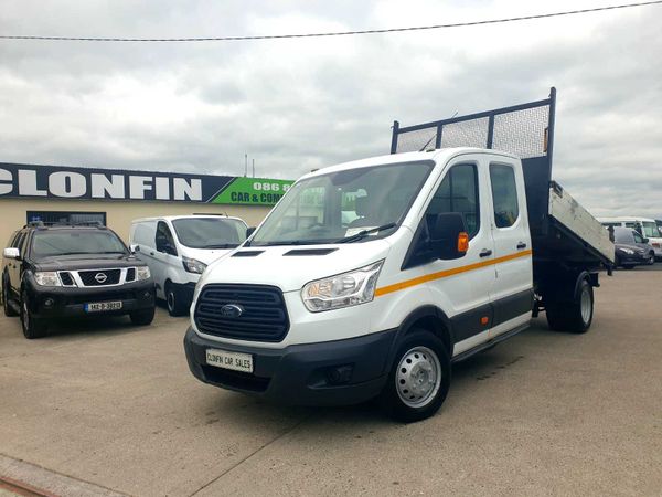 152 FORD TRANSIT CREW CAB TIPPER 7 SEATER