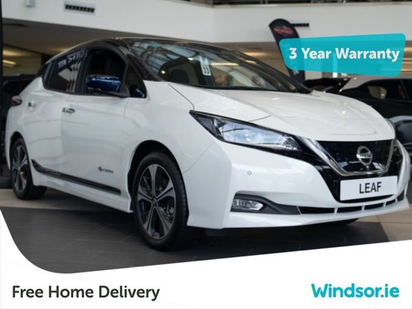 Nissan Leaf Hatchback, Electric, 2022, White