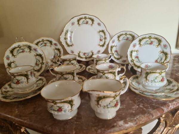 Queens Staffordshire china teaset