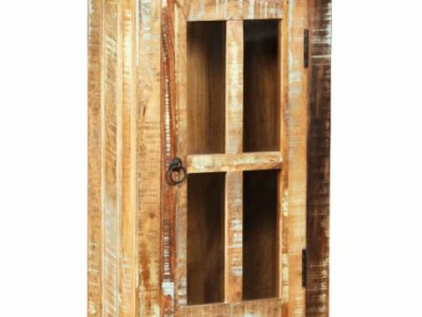 New*LCD Wall Cabinet Solid Reclaimed Wood 44x21x72 cm
