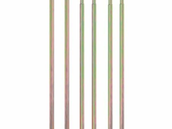 New*LCD Telescopic Tent Poles with Length of 170-255 cm 2 pcs Galvanised Steel