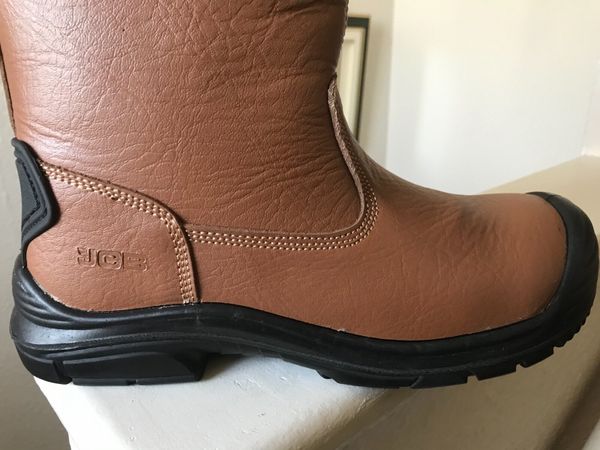 jcb tan safety rigger boots