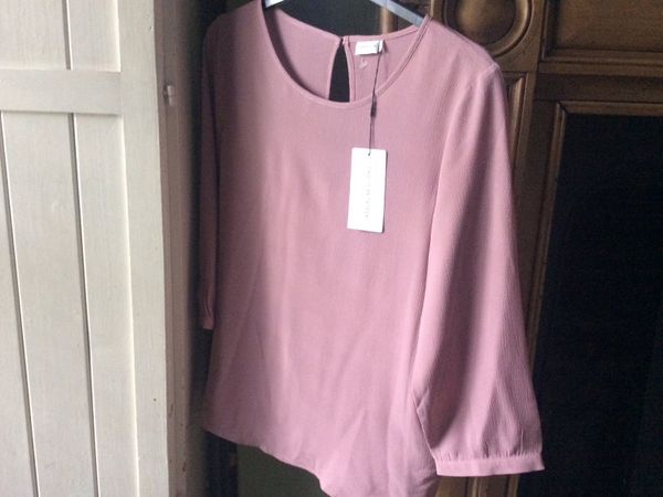 JACQUELINE DE YOUNG ROSE PINK TOP 10 NEW WITH TAG