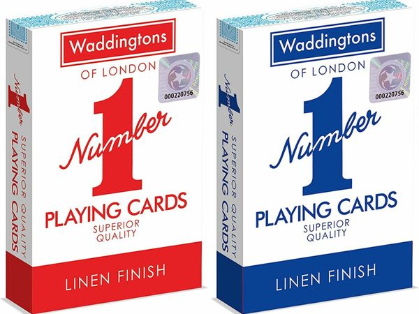 "Number 1" Playing Cards (Colours may vary)
