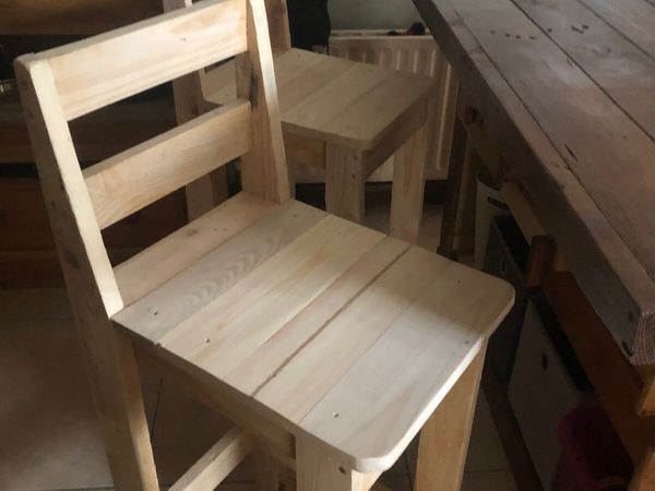 Handmade rustic high stools