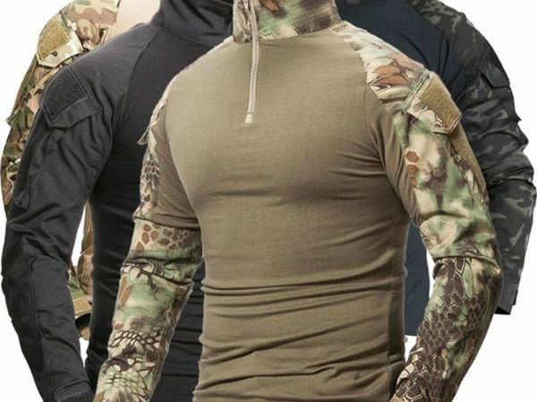 Tactical Camouflage T shirt Long sleeves