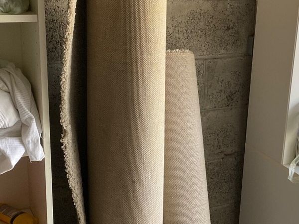 2x Ikea STOENSE rugs, off-white colour (133x195cm & 200x300cm)