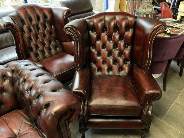 Antique quality chesterfield chairs