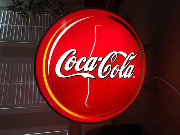 Coca Cola Wall Lighted Sign