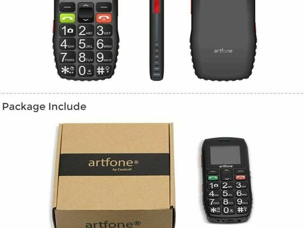 Big Button Mobile Phone Easy To Use Elderly Senior OAP Pensioner Impaired Vision