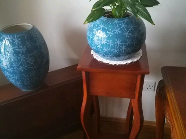 Mahogany Plant Stand/Lamp Stand  Now €60