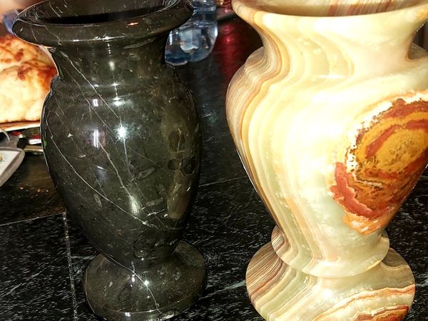 2 stunning Marble Vases