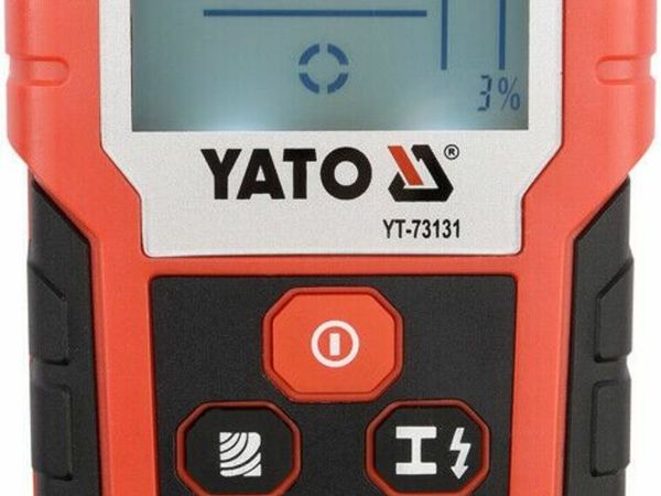 YATO Stud Metal Pipe Live Cable Profile Wood Wall Electronic Finder Detector LCD