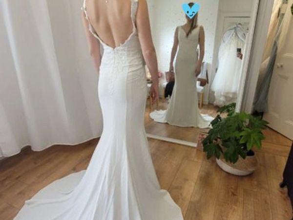 Sheath Ivory Wedding Dress