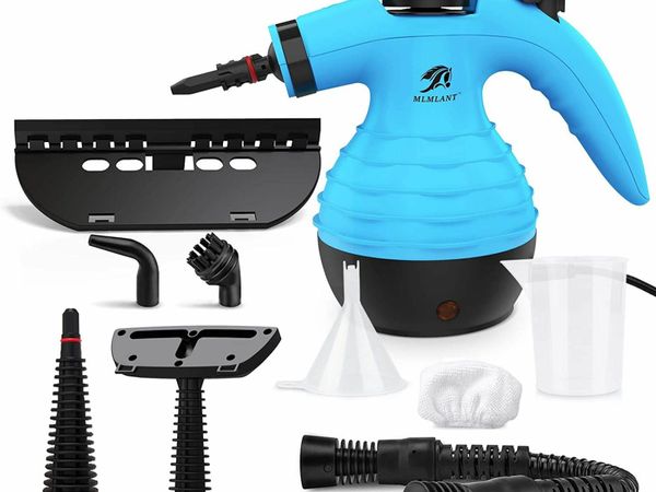 Handheld Portable Steam Cleaners For Cleaning,The Home Mini Hand Held Multi Purpose Steamer,9 Accessory Kit for Air fryer,Sofa,Bathroom,Kitchen,Floor