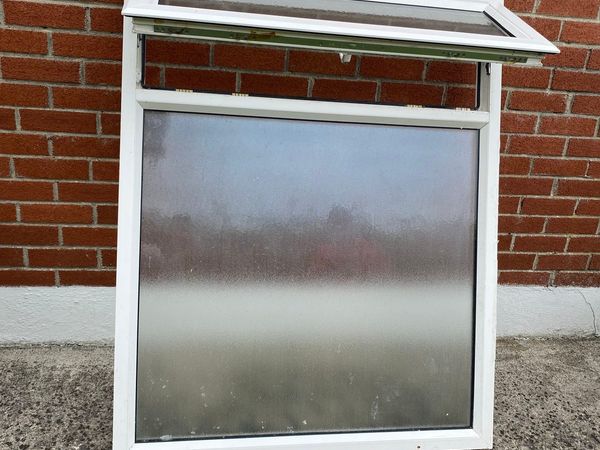 White frosted window