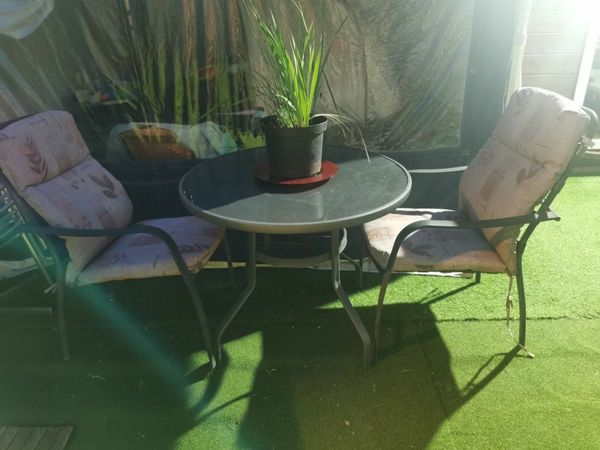 Garden quality set table+chairs