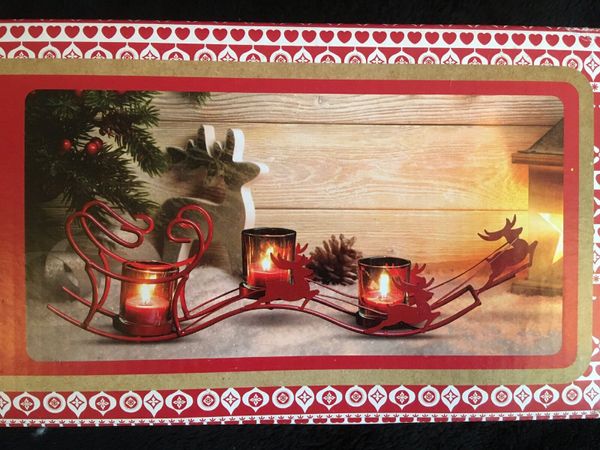 Christmas Reindeer Tea Light Table Decoration - €6