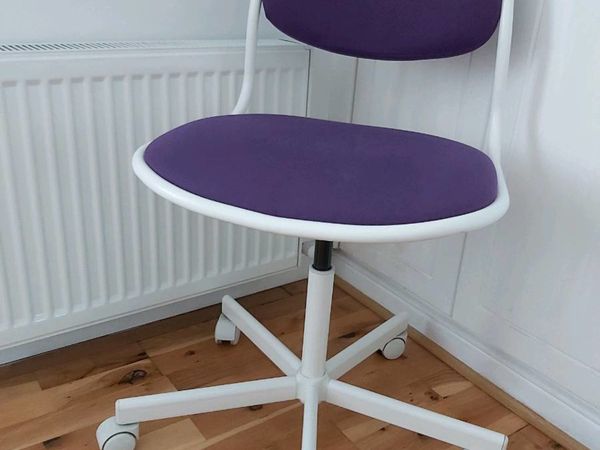 Purple Swivel Chair
