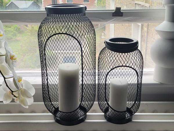 Lanterns for block candles IKEA