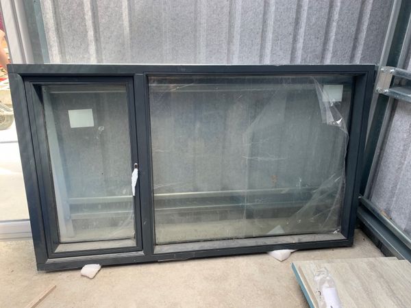Brand-new double-glazed aluclad window