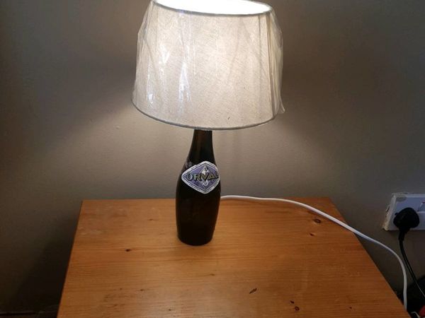 Orval beer bottle table lamp
