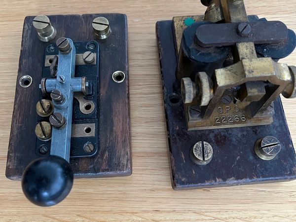 GPO Morse Telegraph Sounder and Key
