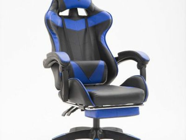 Gaming chair office with footrest