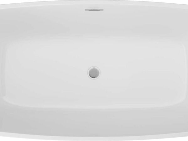 ANEMON Acrylic bathtub, freestanding, rectangular - 170 cm - white