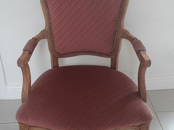 Louis XVI oak armchair