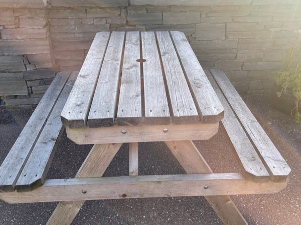 Sturdy Garden Bench - Picnic Table - Incl Delivery