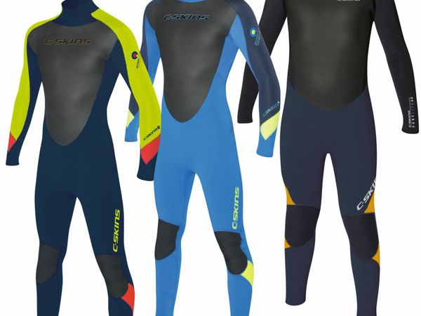 C-Skins 4/3 legend junior wetsuit, all sizes