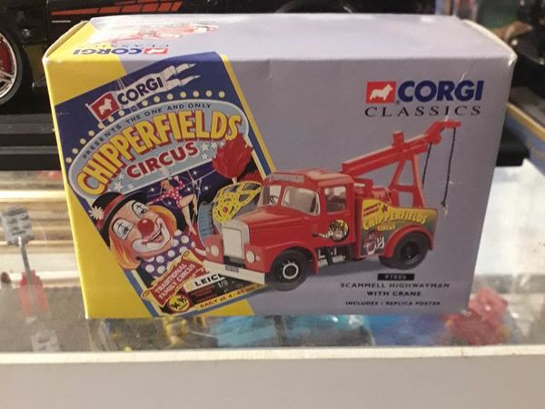 Corgi Chipperfields Circus Brakedown Crane Truck