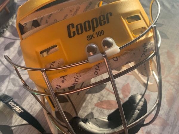 Cooper & Mycro 2 hurling helmets -