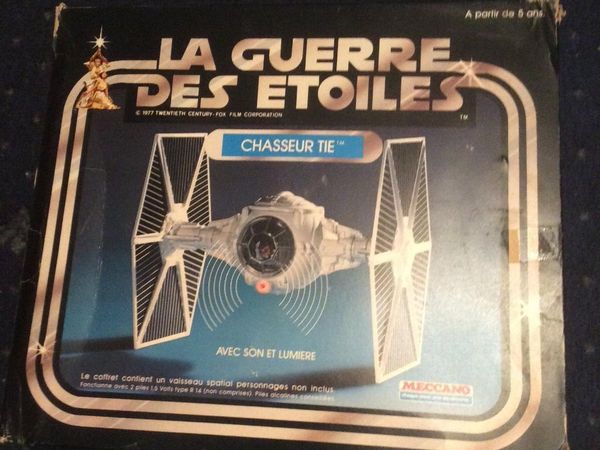 Vintage Star Wars French Meccano Tie Fighter MIB
