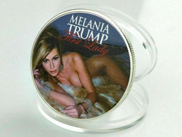 2020 American First Lady Melania Trump Silver Commemorative Coin US Dollar