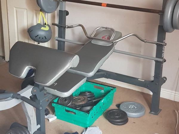 Workout Bench with 120 kg weight