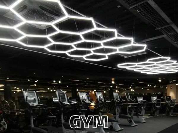 Tuff Lite LED Hex Lights for Gym Garages Showroom