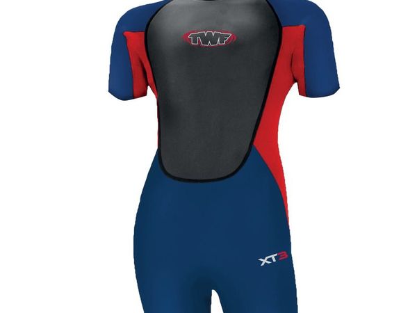 Children's Wetsuit, Red/Blue, ages 2 - 13
